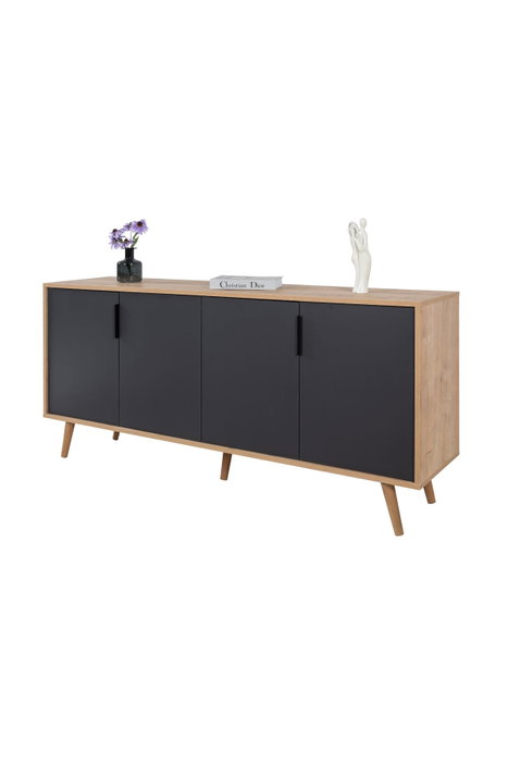 Hanah Home Sırma 4816 Consola Roble Zafiro y Antracita